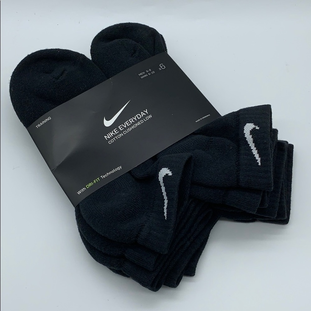 NIKE EVERYDAY COTTON CUSHIONED LOW TRAINING